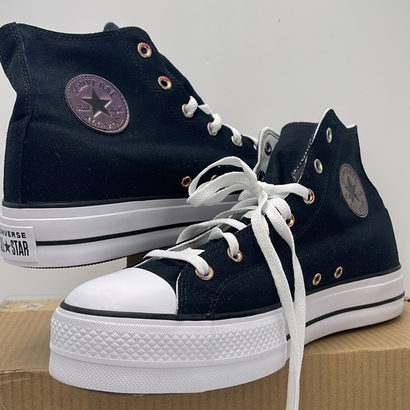 Converse Men’s 171209C Chuck Taylor All Star Lift Platform Canvas Sneakers - Picture 8 of 16